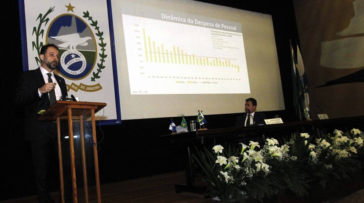 Secretário de Fazenda, Luiz Cláudio Carvalho diz que tema deve ser discutido não só no estado, mas no país - Nelson Perez / Governo do Estado do Rio 