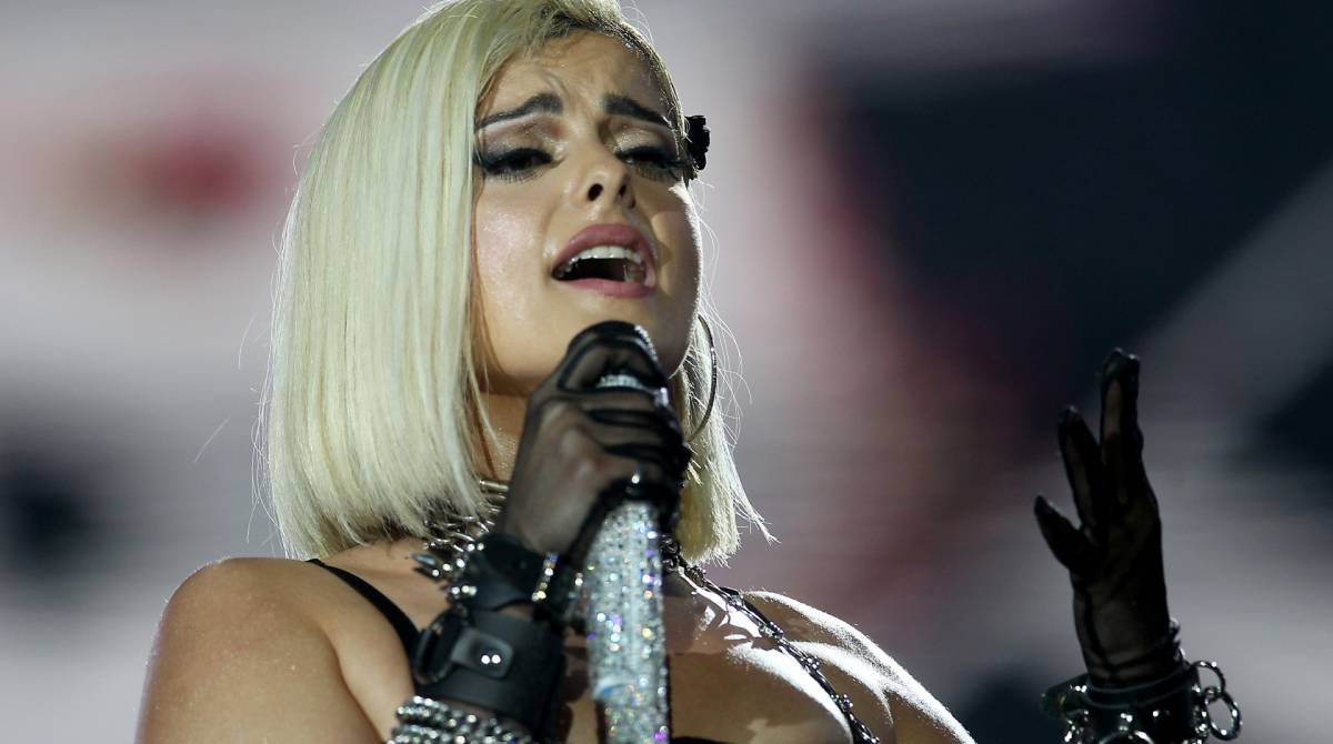 Rio de Janeiro - 27/09/2019 -  BEBE REXHA durante show no Palco Mundo do Rock In Rio 2019. Foto: Luciano Belford/Agencia O Dia