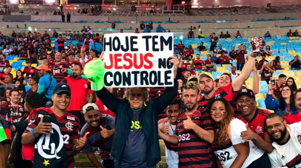 Sósia de Jorge Jesus fez sucesso no Maracanã