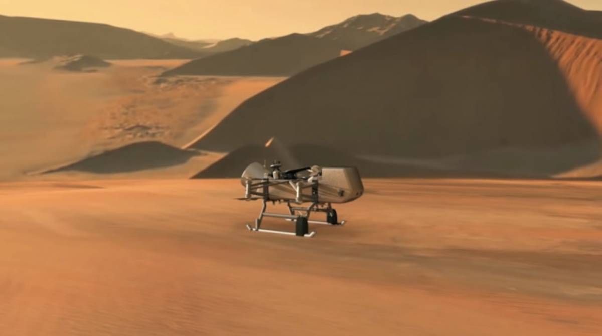 Nasa vai procurar sinais de vida em Titã, a lua mais misteriosa de Saturno - Reprodução