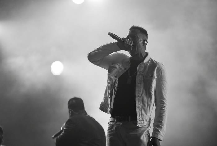 Mano Brown no Palco Sunset do Rock in Rio - Ag. News