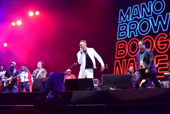Mano Brown no Palco Sunset do Rock in Rio - Ag. News