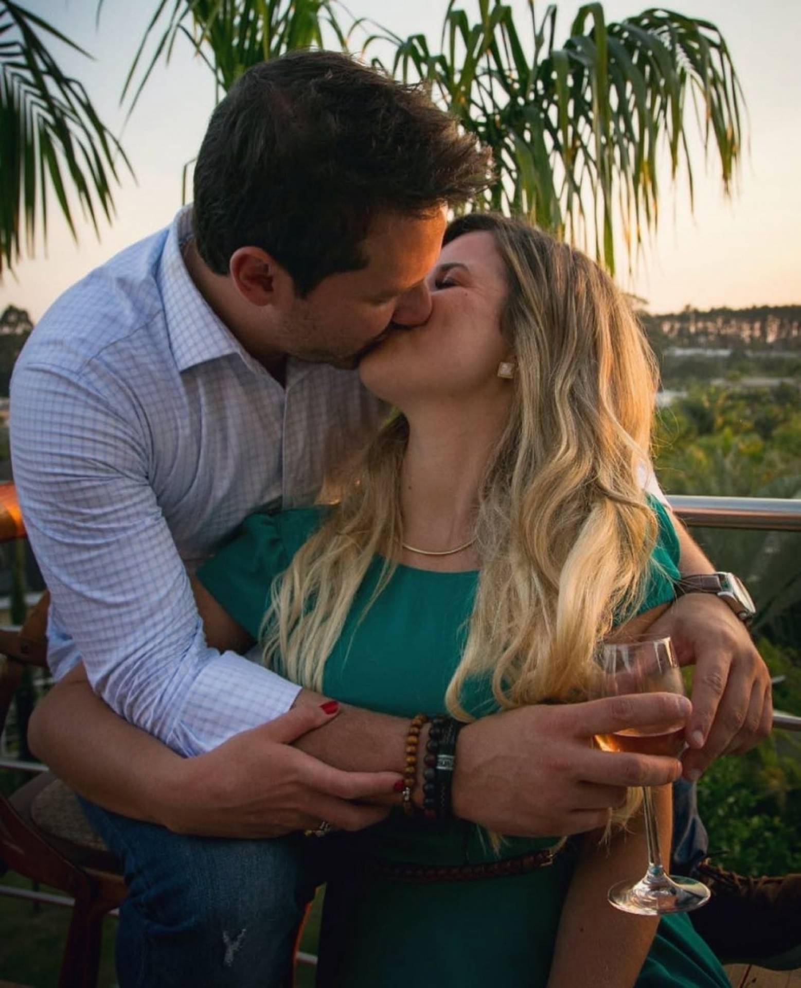 Dony De Nuccio e a mulher, Larissa Laibida - Reprodução de internet