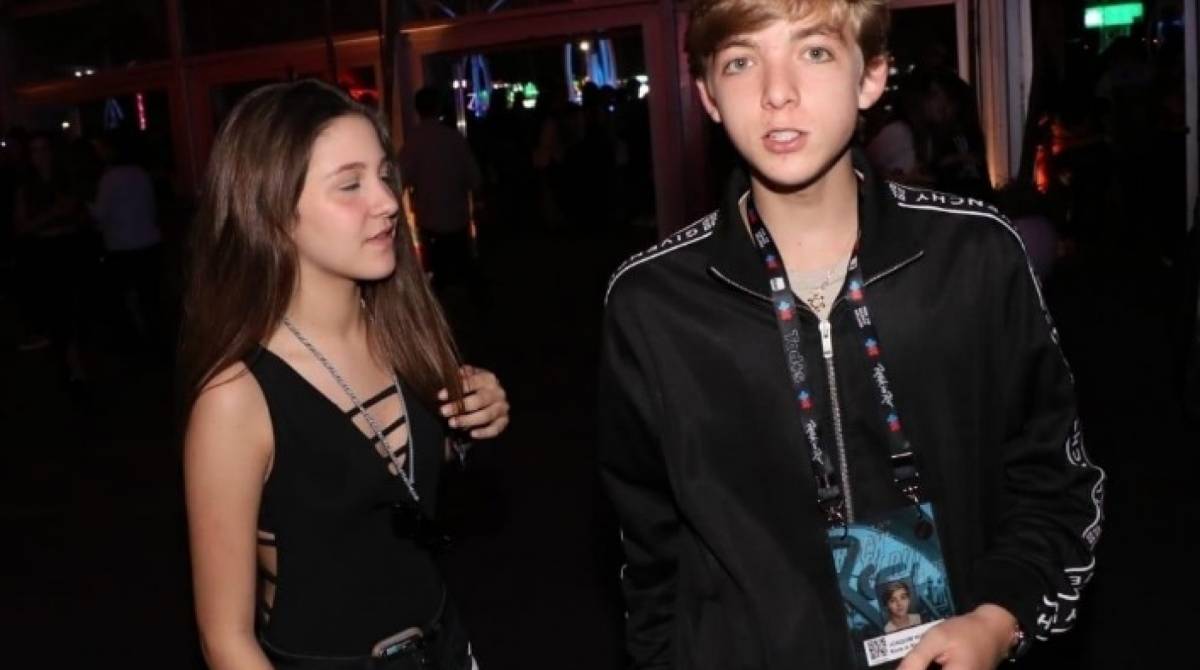 Joaquim Huck, filho de Luciano Huck, vai ao Rock in Rio acompanhado por suposta namorada