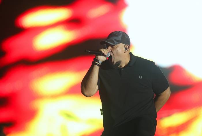 28 09 2019 - Rock in Rio - Palco Mundo  com as bandas de rock CPM 22 + RAIMUNDOS. Foto: Daniel Castelo Branco / Agencia O Dia - Daniel Castelo Branco