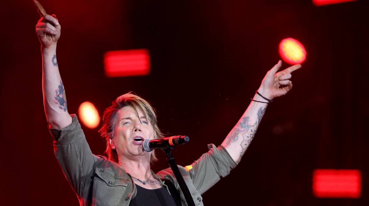 Rio de Janeiro - 29/09/2019 -  GOO GOO DOLLS durante show no Palco Mundo do Rock In Rio 2019. Foto: Luciano Belford/Agencia O Dia