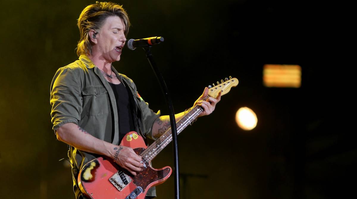 Rio de Janeiro - 29/09/2019 -  GOO GOO DOLLS durante show no Palco Mundo do Rock In Rio 2019. Foto: Luciano Belford/Agencia O Dia