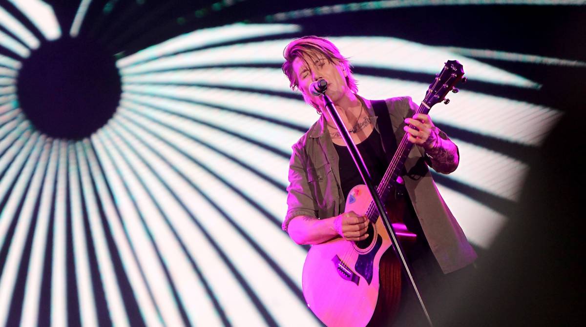 Rio de Janeiro - 29/09/2019 -  GOO GOO DOLLS durante show no Palco Mundo do Rock In Rio 2019. Foto: Luciano Belford/Agencia O Dia