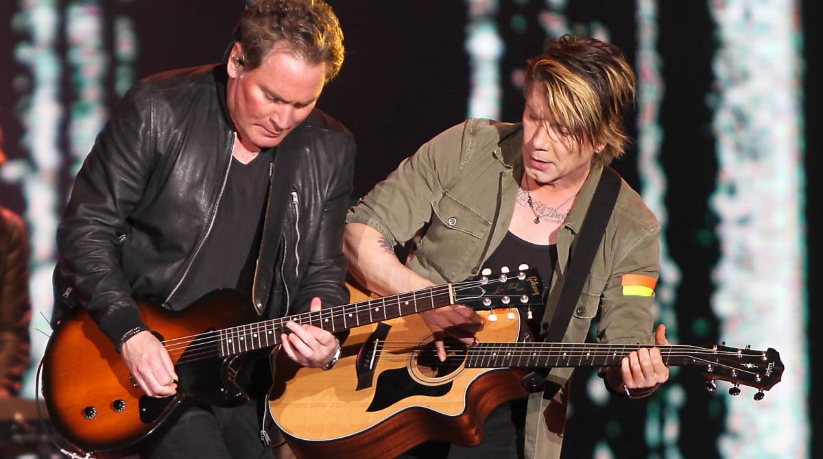 Rio de Janeiro - 29/09/2019 -  GOO GOO DOLLS durante show no Palco Mundo do Rock In Rio 2019. Foto: Luciano Belford/Agencia O Dia