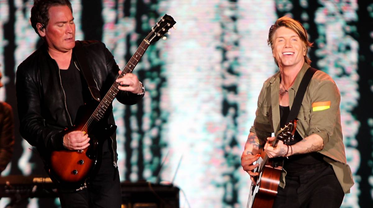 Rio de Janeiro - 29/09/2019 -  GOO GOO DOLLS durante show no Palco Mundo do Rock In Rio 2019. Foto: Luciano Belford/Agencia O Dia