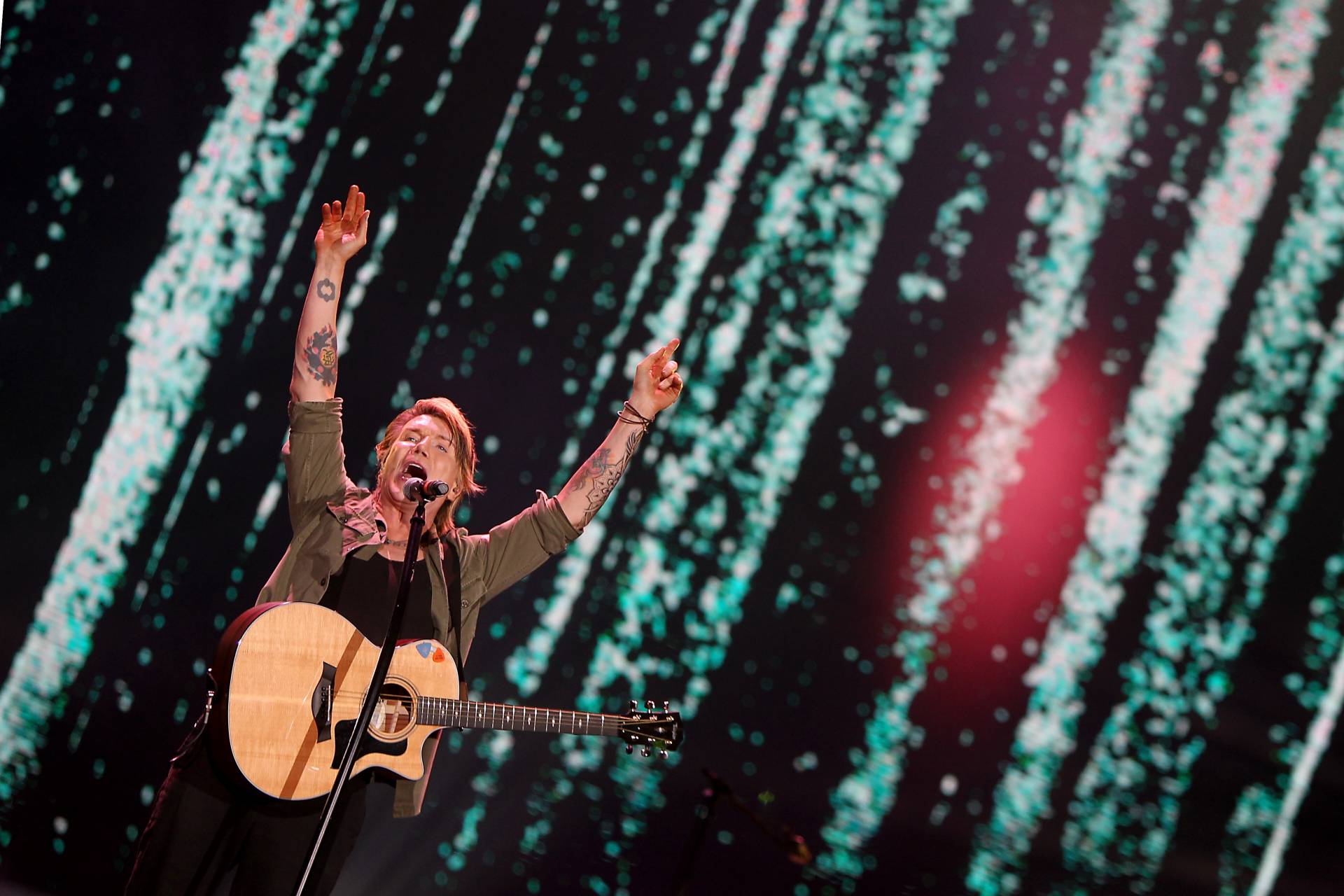 Rio de Janeiro - 29/09/2019 -  GOO GOO DOLLS durante show no Palco Mundo do Rock In Rio 2019. Foto: Luciano Belford/Agencia O Dia