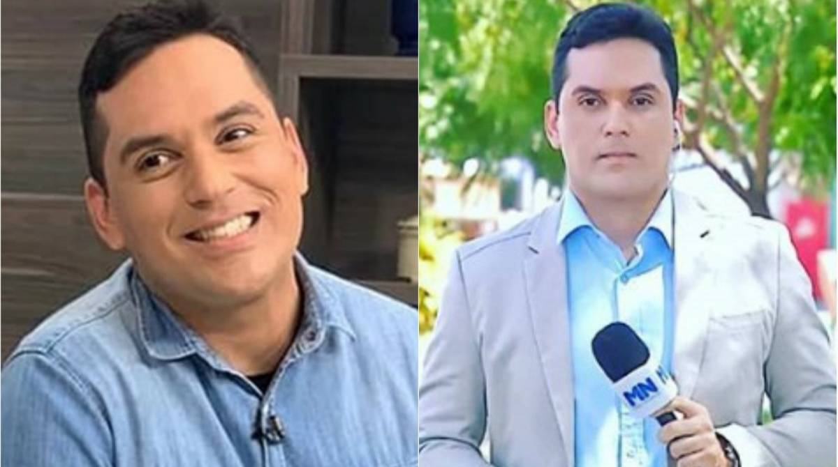 Egídio Brito, repórter da Rede Meio Norte, do Piauí - Reprodução