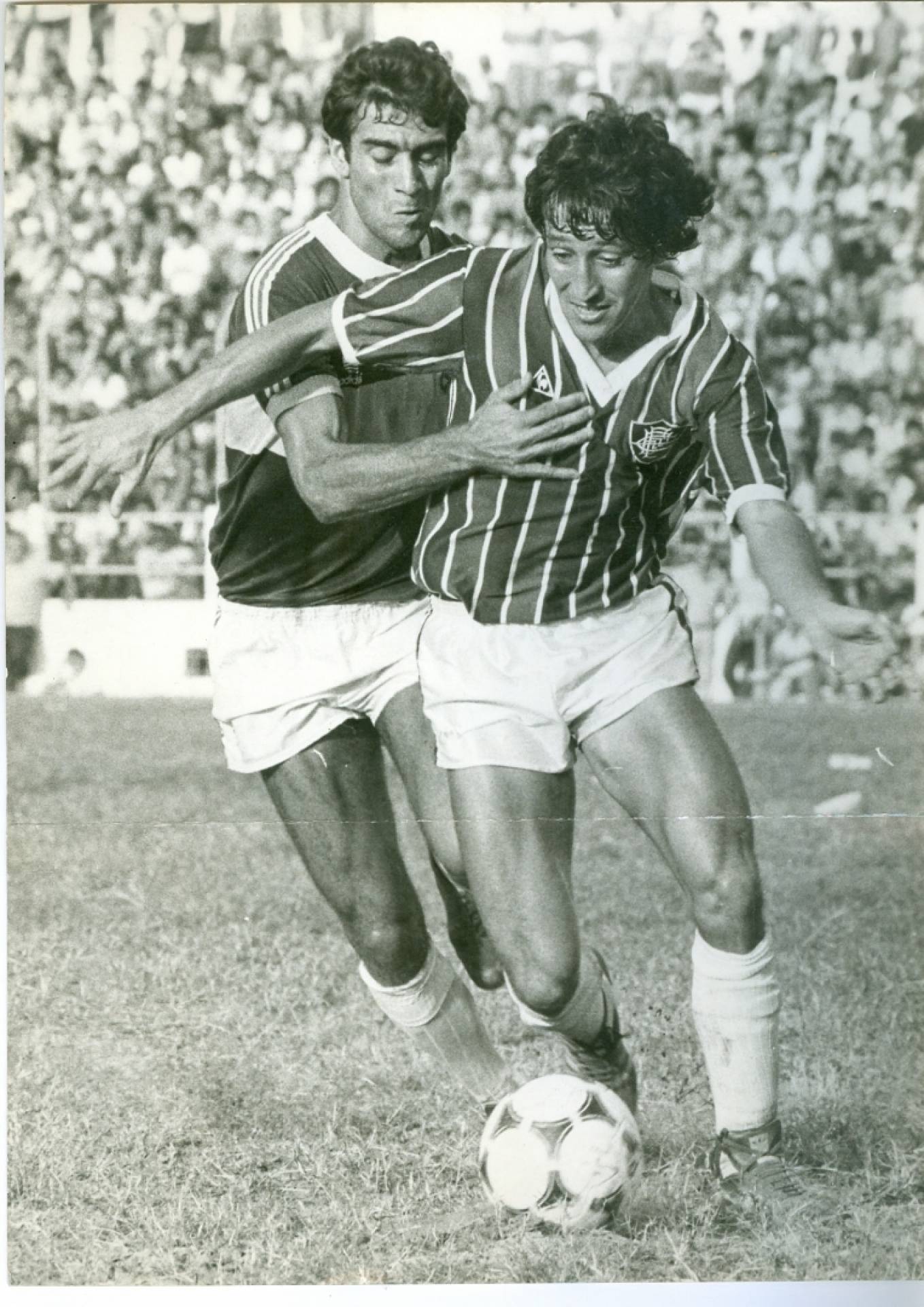 Romerito com a camisa do Fluminense nos anos de 1980 - Arquivo O Dia