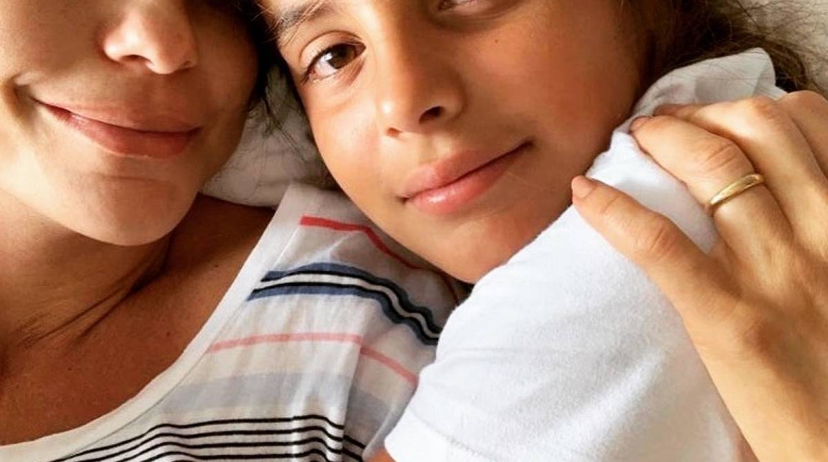 Ivete e o filho mais velho, Marcelo Sangalo