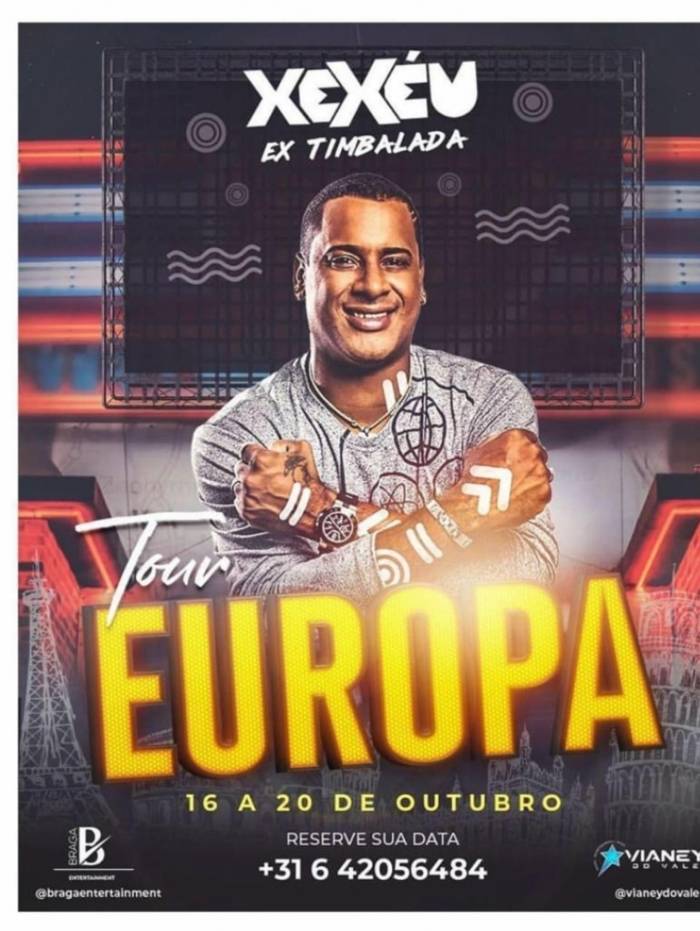 Xexéu ex-Timbalada deve sair em turnê pela Europa 
