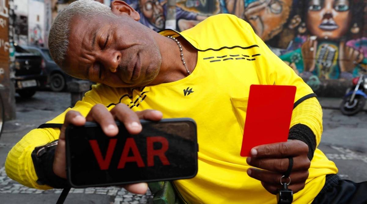 Rio, 03/10/2019, Especxial com Joinha, o arbitro do VAR, foto de Gi;van de Souza / Agencia O Dia - Gilvan de Souza / Agencia O Dia