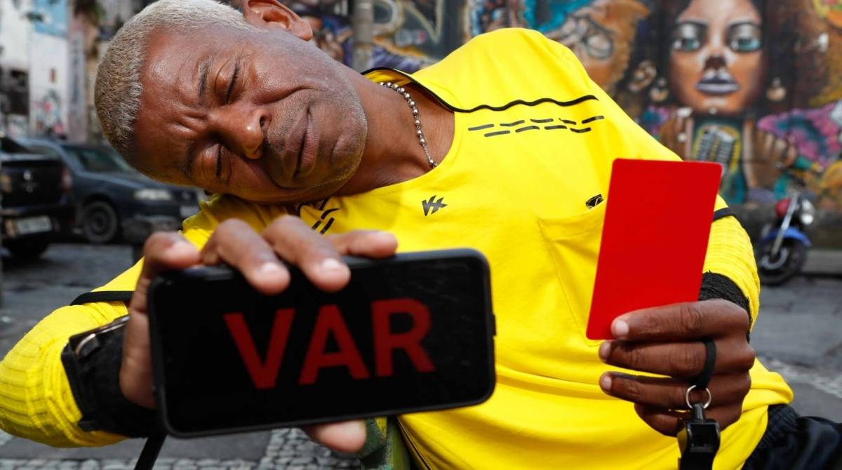 Rio, 03/10/2019, Especxial com Joinha, o arbitro do VAR, foto de Gi;van de Souza / Agencia O Dia