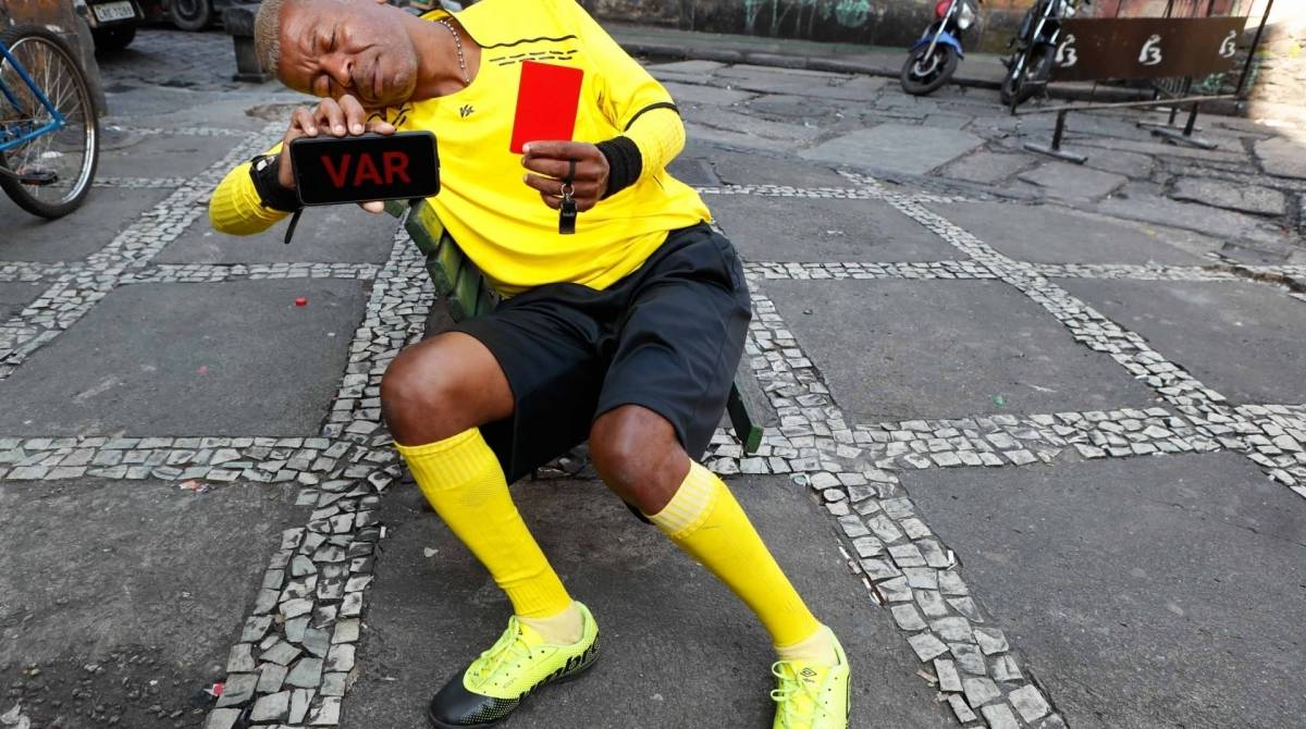 Rio, 03/10/2019, Especxial com Joinha, o arbitro do VAR, foto de Gi;van de Souza / Agencia O Dia