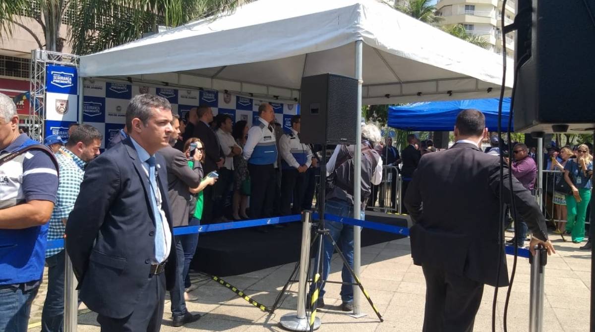 Cerimonia de lançamento do programa Botafogo Presente
