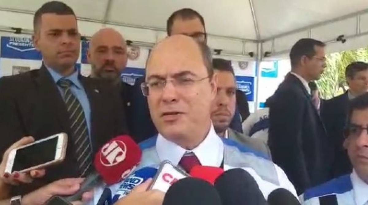Wilson Witzel fala sobre a guerra de facções durante lançamento do Segurança Presente  - Reprodução / Agência O DIA