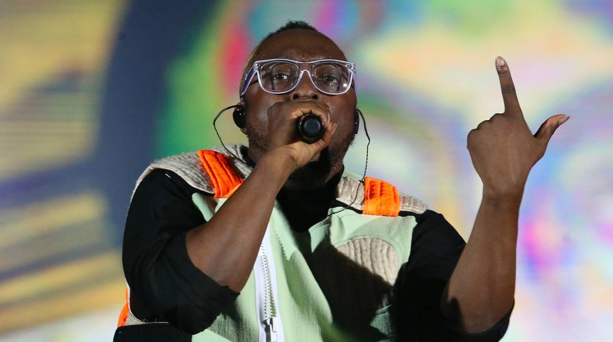 Rock in Rio - O show da banda Black Eyed Peas no palco Mundo. Foto: Daniel Castelo Branco / Agencia O Dia.