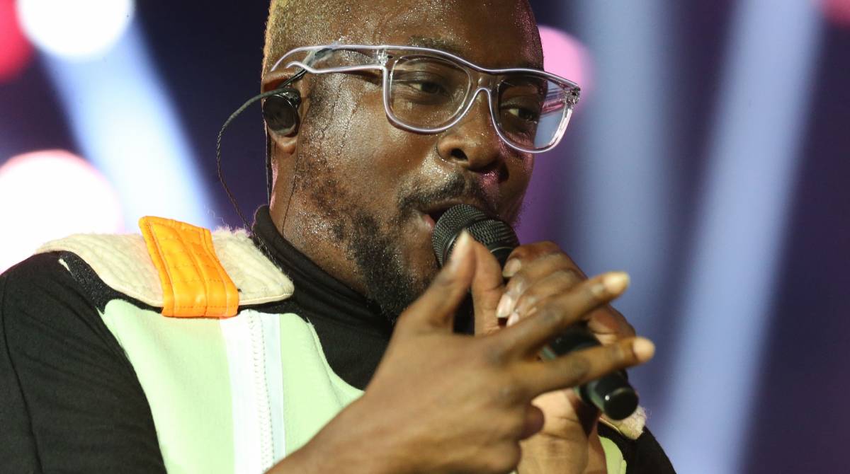 Rock in Rio - O show da banda Black Eyed Peas no palco Mundo. Foto: Daniel Castelo Branco / Agencia O Dia.