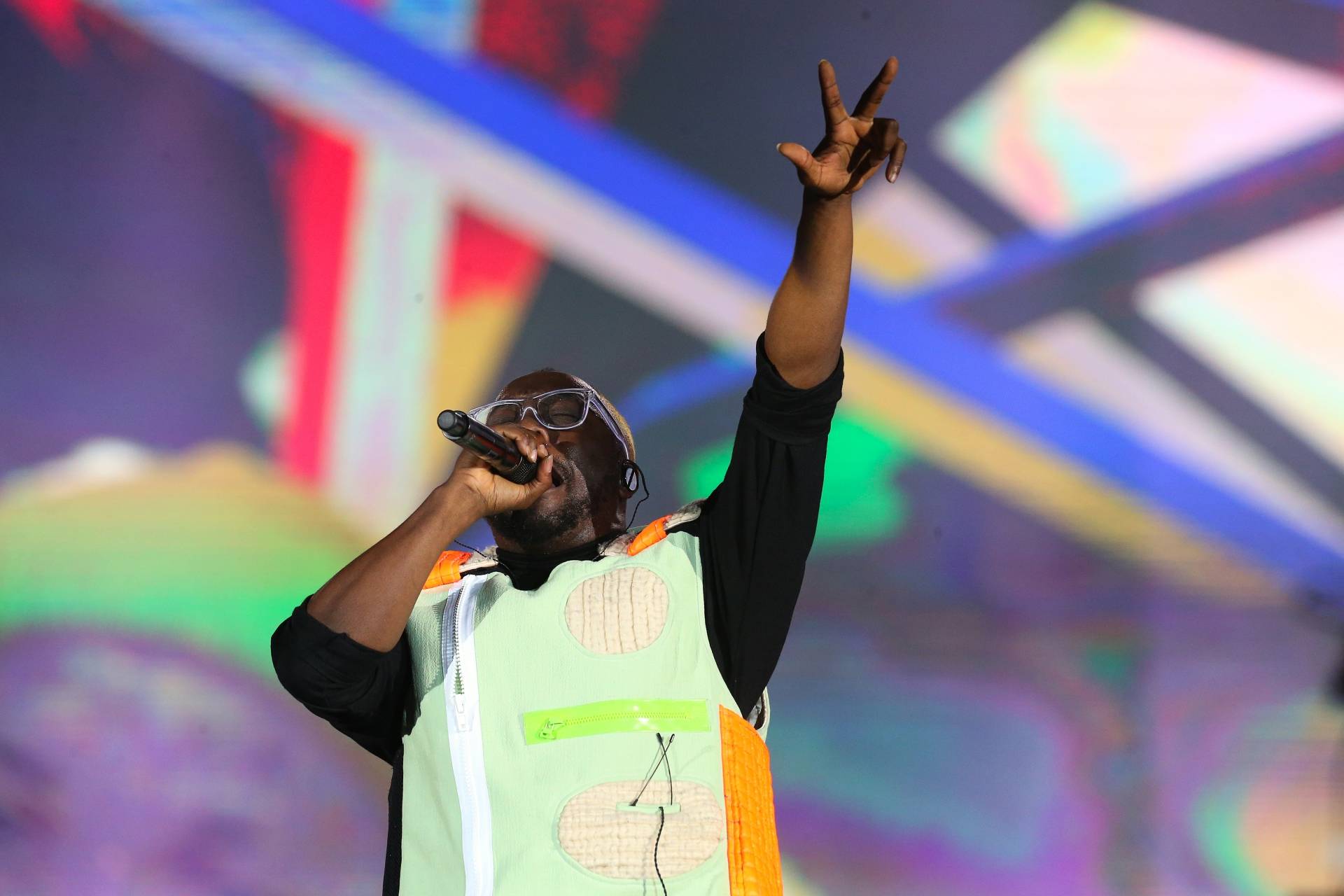 Rock in Rio - O show da banda Black Eyed Peas no palco Mundo. Foto: Daniel Castelo Branco / Agencia O Dia.