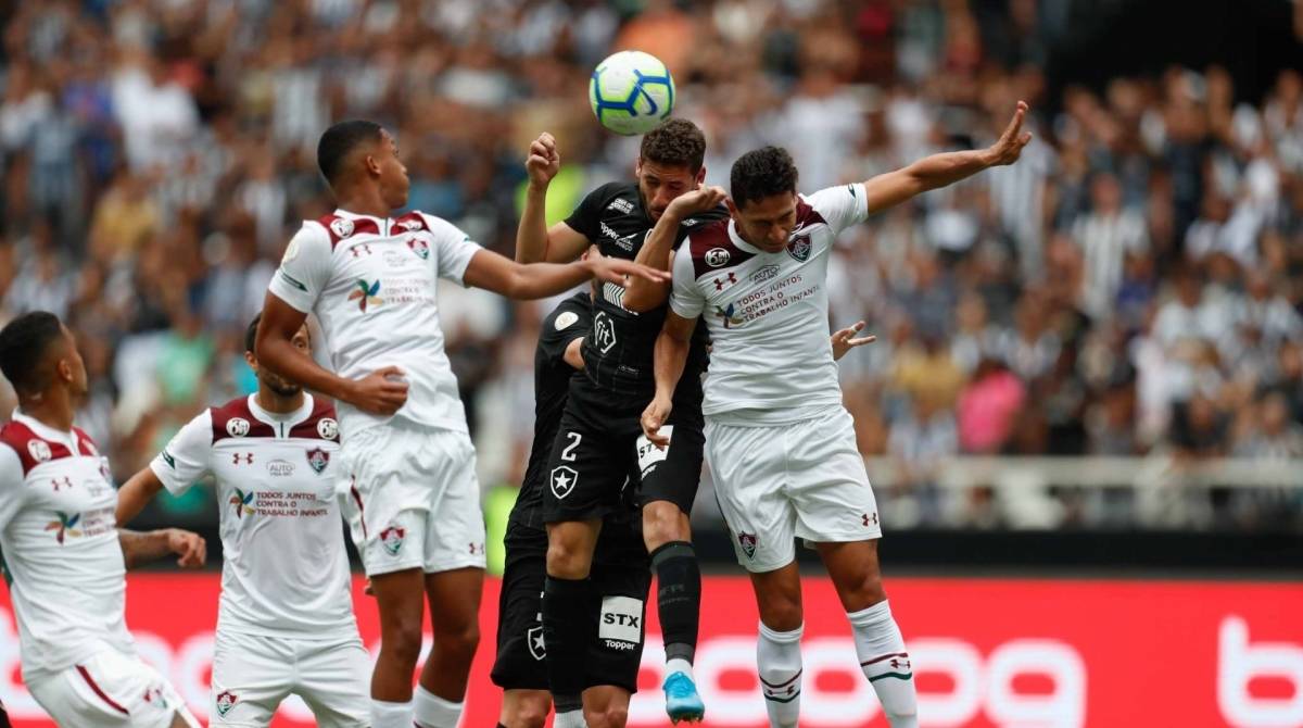 Rio, 06/10/2019, Campeonato Brasileiro jogo entre Botafogo x Fluminense valido pela 23ª rodada, Foto de Gilvan de Souza / Agencia O Dia