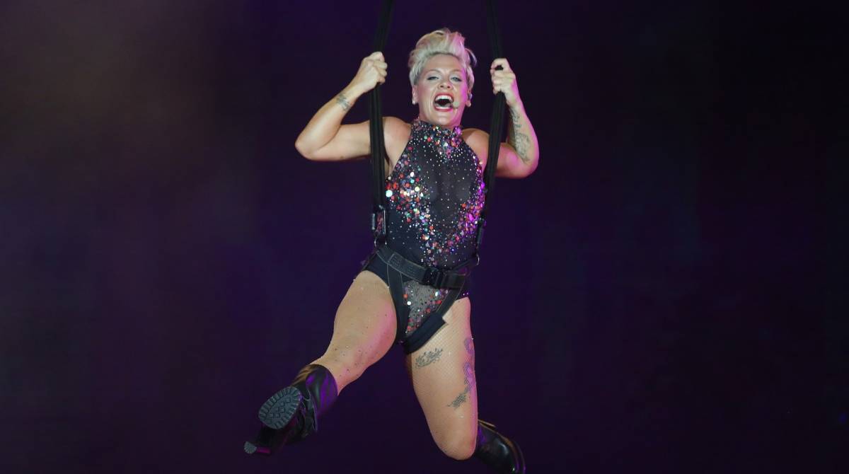 Rock in Rio - O show da PINK no palco Mundo. Foto: Daniel Castelo Branco / Agencia O Dia.