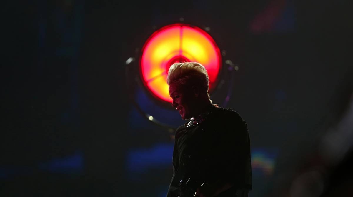 Rock in Rio - O show da PINK no palco Mundo. Foto: Daniel Castelo Branco / Agencia O Dia.