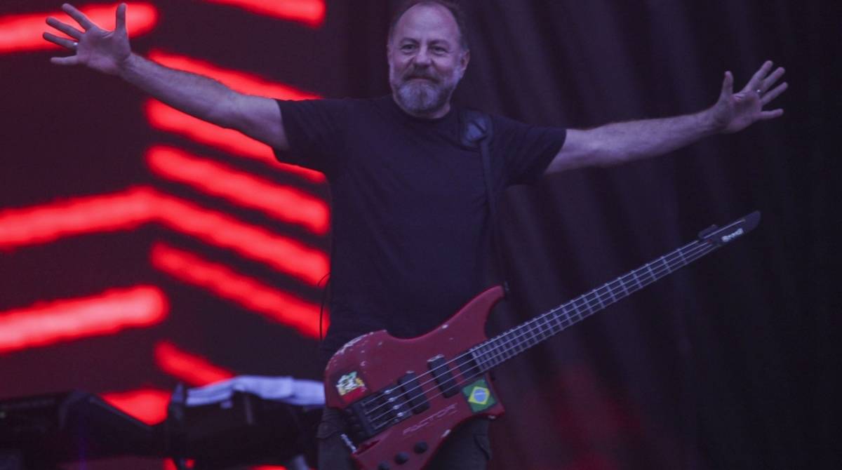 Rio, 06/10/2019 - Rock In Rio, segunsa semana, setimo dia do festival. paralamas do sucesso abrindo a noite no palco mundo , Parque Olimpico da Barra Tijuca, Zona oeste do Rio. Foto: Ricardo Cassiano/Agencia O Dia
