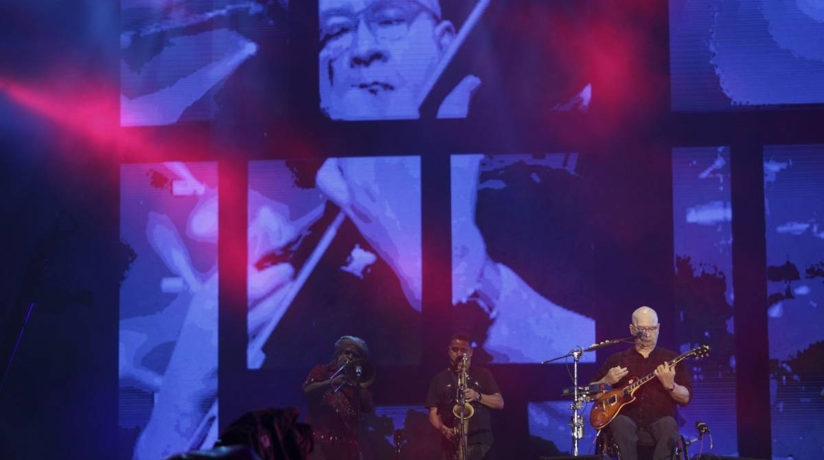 Rio, 06/10/2019 - Rock In Rio, segunsa semana, setimo dia do festival. paralamas do sucesso abrindo a noite no palco mundo , Parque Olimpico da Barra Tijuca, Zona oeste do Rio. Foto: Ricardo Cassiano/Agencia O Dia