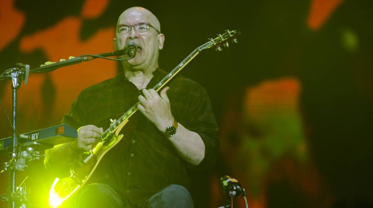 Rio, 06/10/2019 - Rock In Rio, segunsa semana, setimo dia do festival. paralamas do sucesso abrindo a noite no palco mundo , Parque Olimpico da Barra Tijuca, Zona oeste do Rio. Foto: Ricardo Cassiano/Agencia O Dia