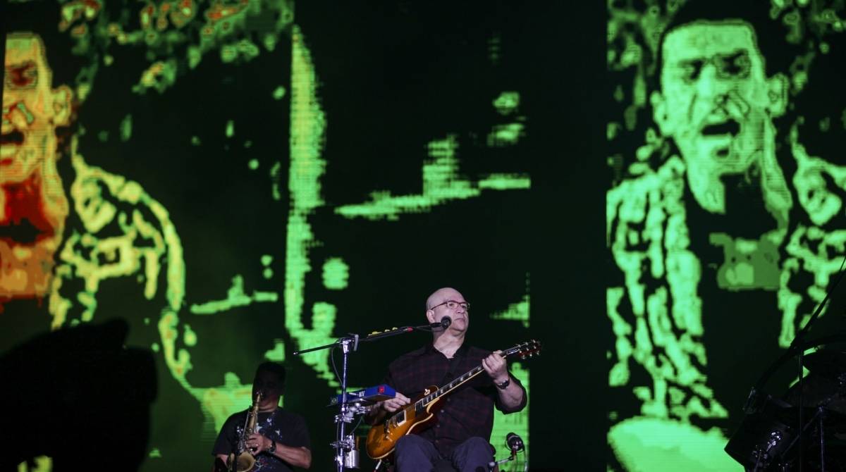 Rio, 06/10/2019 - Rock In Rio, segunsa semana, setimo dia do festival. paralamas do sucesso abrindo a noite no palco mundo , Parque Olimpico da Barra Tijuca, Zona oeste do Rio. Foto: Ricardo Cassiano/Agencia O Dia