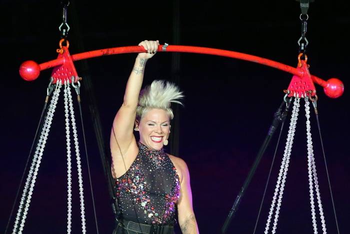 Rock in Rio - O show da PINK no palco Mundo. Foto: Daniel Castelo Branco / Agencia O Dia. - 