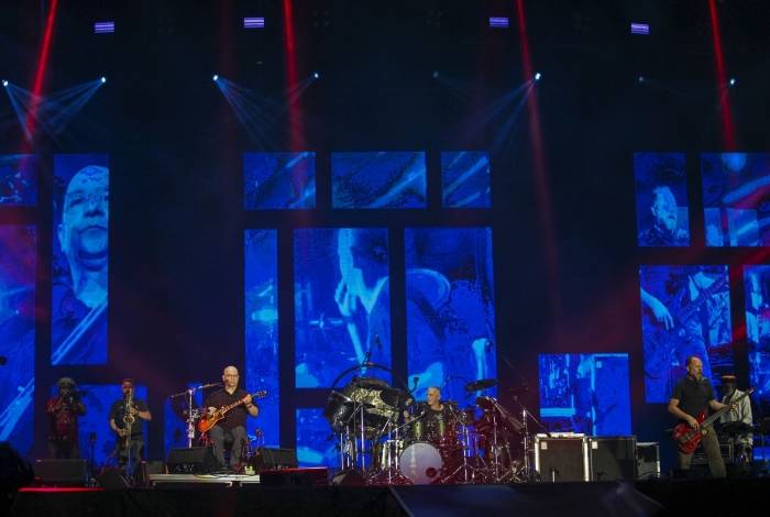Os Paralamas do Sucesso abriram noite do Palco Mundo - Ricardo Cassiano/Agencia O Dia