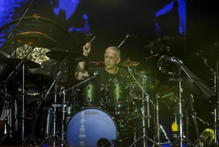 Rio, 06/10/2019 -  Rock In Rio, segunsa semana, setimo dia do festival. paralamas do sucesso abrindo a noite no palco mundo , Parque Olimpico da Barra Tijuca, Zona oeste do Rio. Foto: Ricardo Cassiano/Agencia O Dia - Ricardo Cassiano/Agencia O Dia