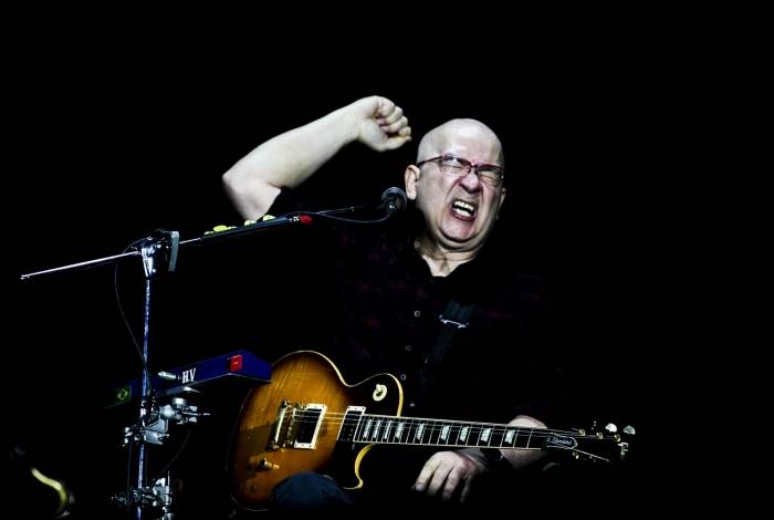 Rio, 06/10/2019 -  Rock In Rio, segunsa semana, setimo dia do festival. paralamas do sucesso abrindo a noite no palco mundo , Parque Olimpico da Barra Tijuca, Zona oeste do Rio. Foto: Ricardo Cassiano/Agencia O Dia - Ricardo Cassiano/Agencia O Dia