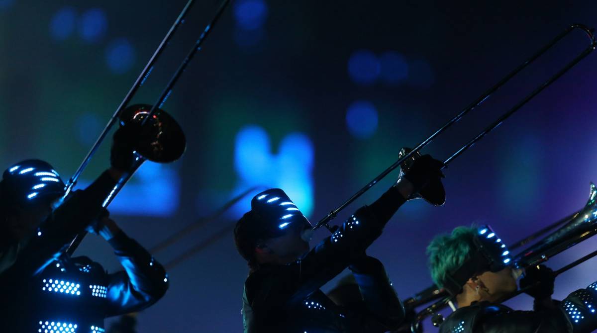 Rock in Rio - O show da banda MUSE no palco Mundo do vocalista Matthew Bellamy. Foto: Daniel Castelo Branco / Agencia O Dia