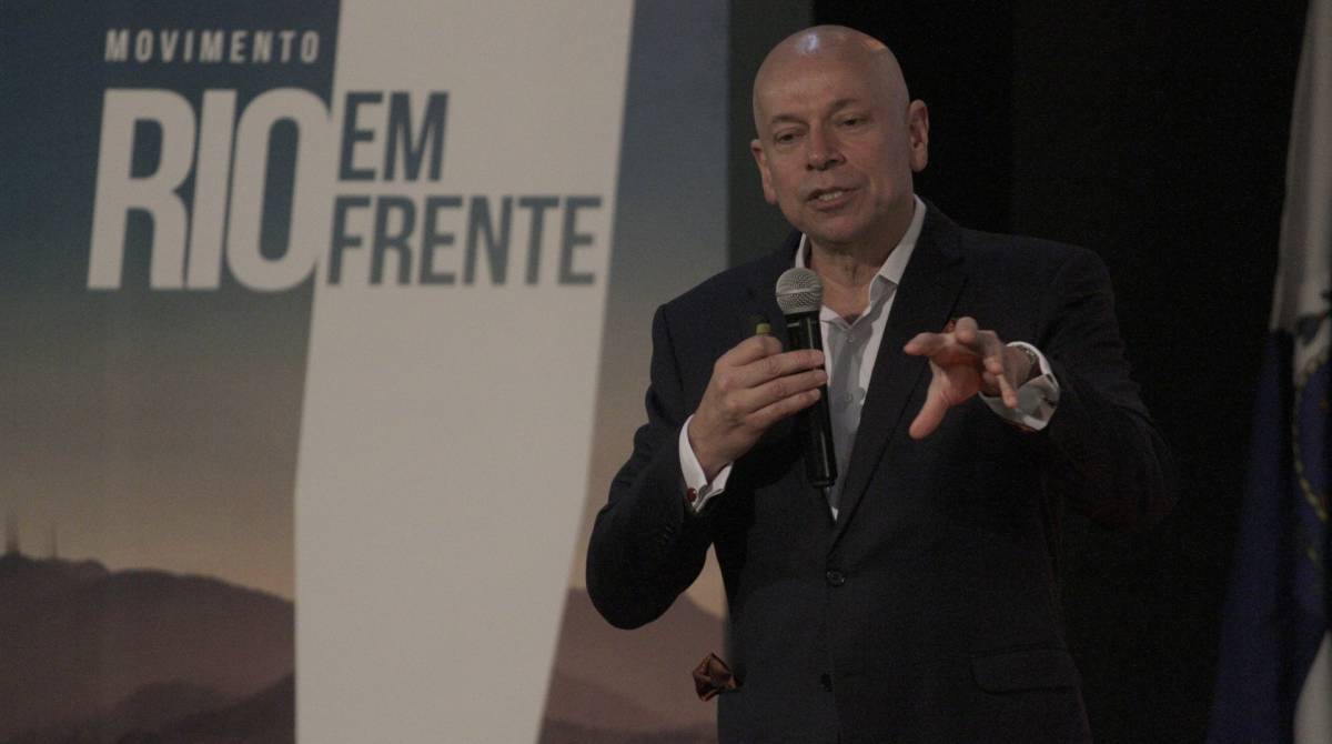 Rio,07/10/2019 -FLAMENGO- Auditorio do SESC, Comercial, Palestra com o historiador Brasileiro, Movimento Rio em Frente. Na foto,Leandro Karnal.Foto: Cléber Mendes/Agência O Dia - Cléber Mendes