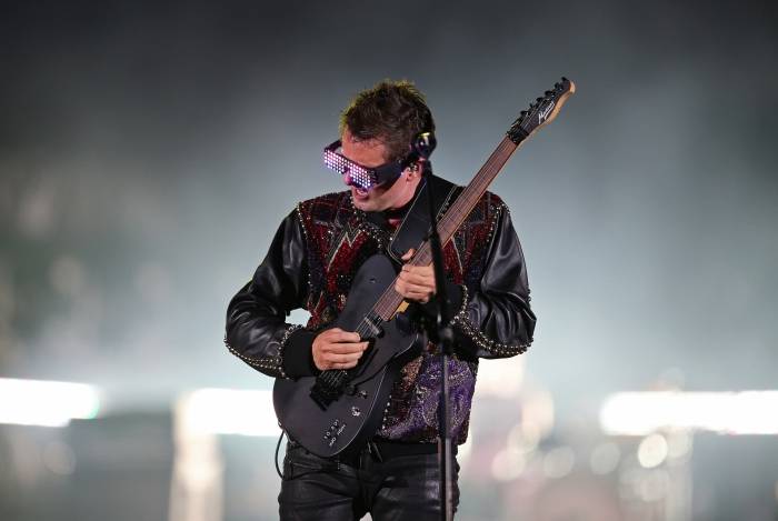 Rock in Rio - O show da banda MUSE no palco Mundo do vocalista Matthew Bellamy. Foto: Daniel Castelo Branco / Agencia O Dia - Daniel Castelo Branco