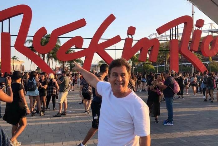 Marcos Frota no Rock in Rio - reprodução Instagram