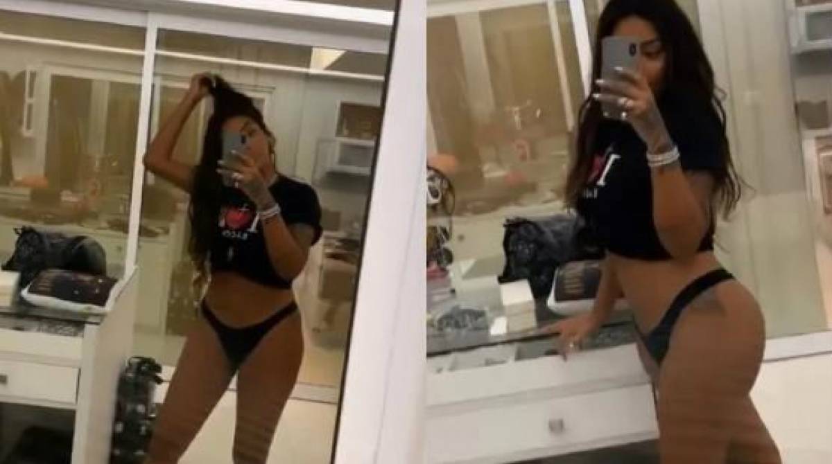 Ludmilla posta vídeo dançando só de calcinha