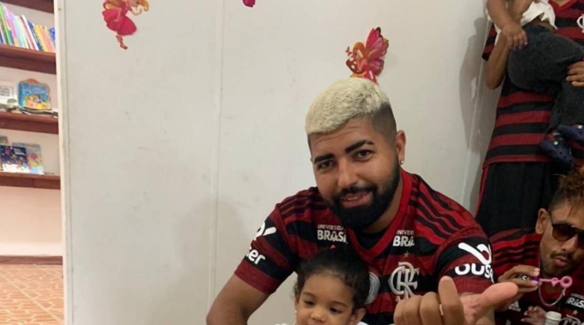 Gabigol da Torcida faz a festa das crianças - DIVULGAÇÃO