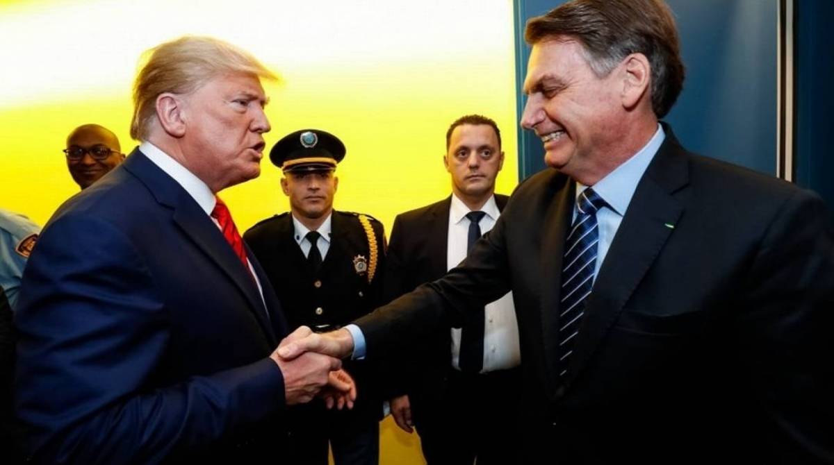 Donald Trump e Bolsonaro - Alan Santos/ Presid&ecirc;ncia da Rep&uacute;blica