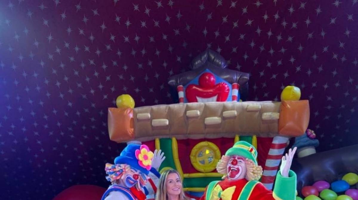 Aricia Silva no Parque Patati Patatá Circo Show - Divulgação
