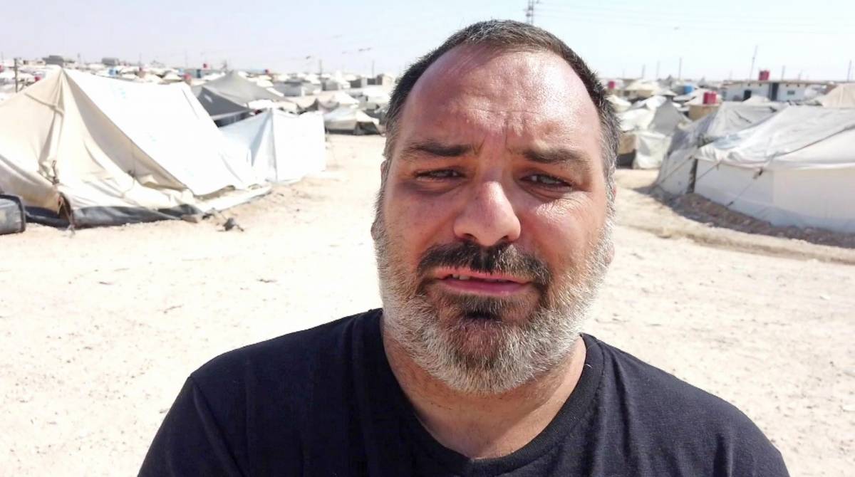 Yan Boechat em campo de prisioneiros em Al-Hawl - Divulgação