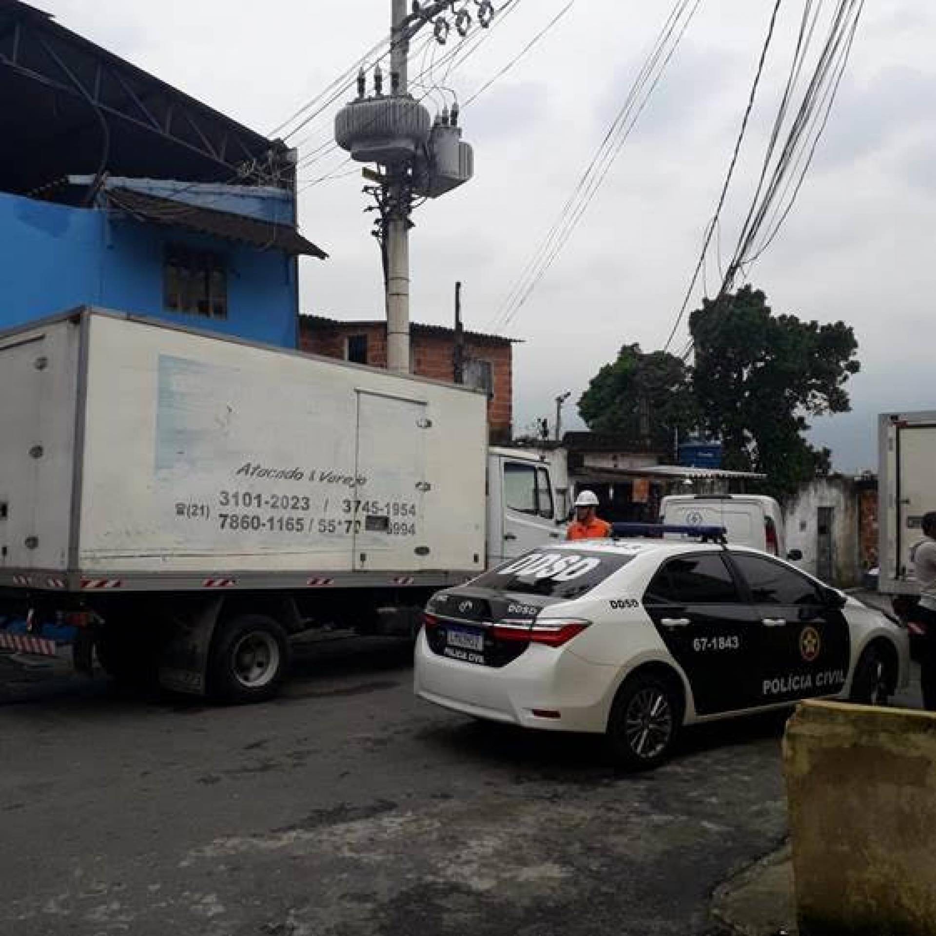 Policiais foram até a localidade para verificar a ocorrência  - Polícia Civil / Divulgação