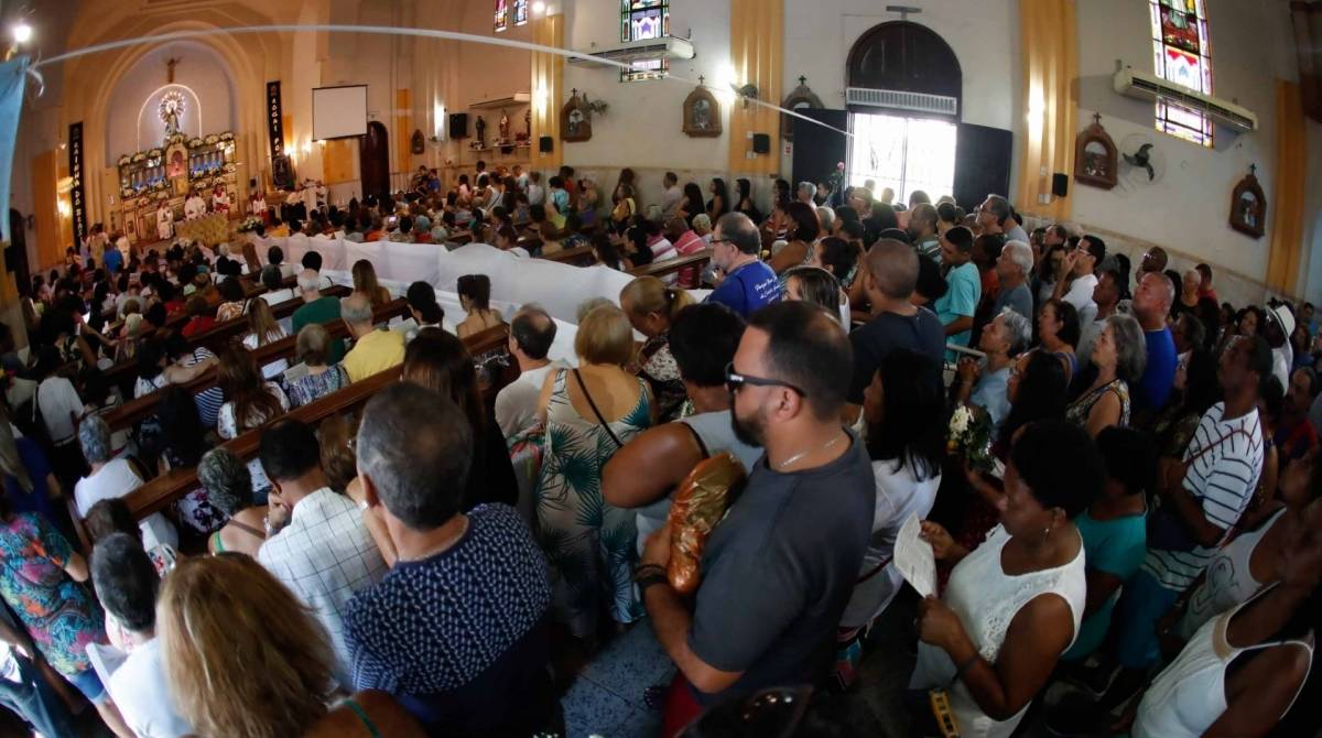 Rio, 11/10/2019, Dia e Nossa Senhora de Fátima na igreja do Cachambi, Foto de Gilvan de Souza / Agencia O Dia