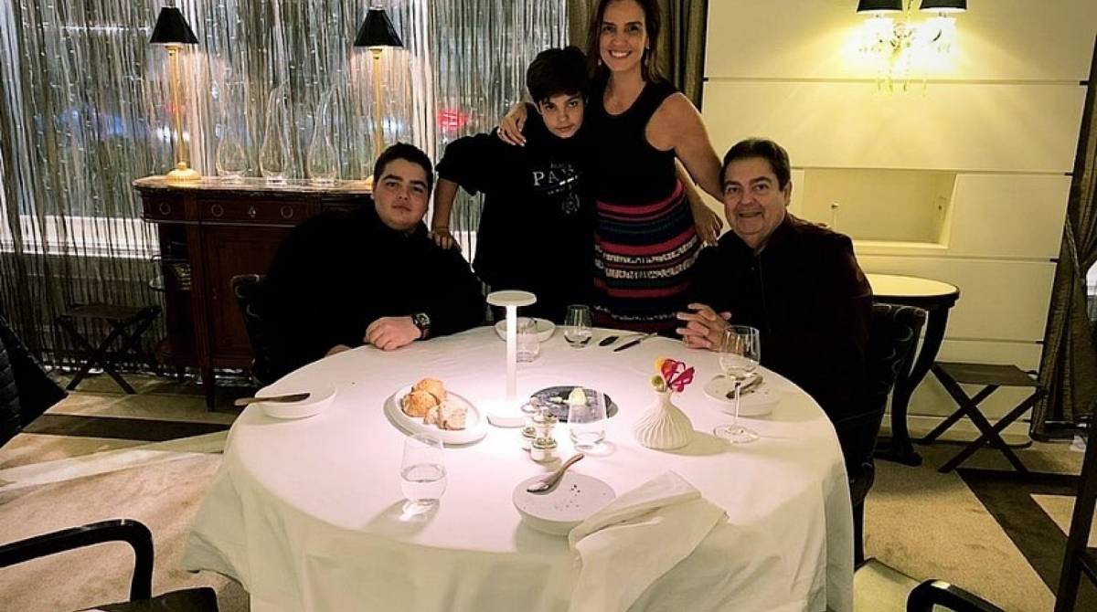 Família reunida na Suíça
